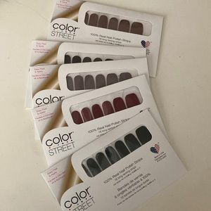 5 Sets-Color Street Nail Polish Strips